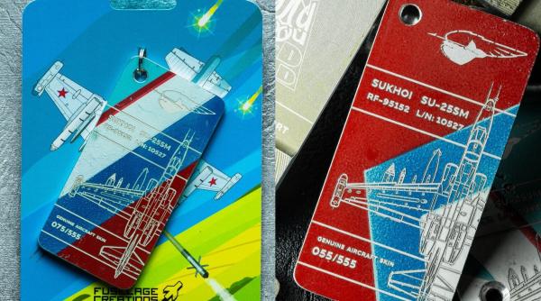 Un avion de atac rusesc Su-25, transformat de ucraineni în suveniruri şi brelocuri (Foto)