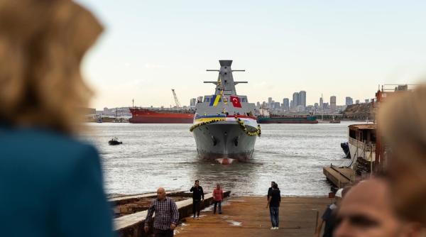 Marina ucraineană, ținută pe linia de plutire de Turcia: A doua corvetă din clasa ”Ada” este construită la Istanbul