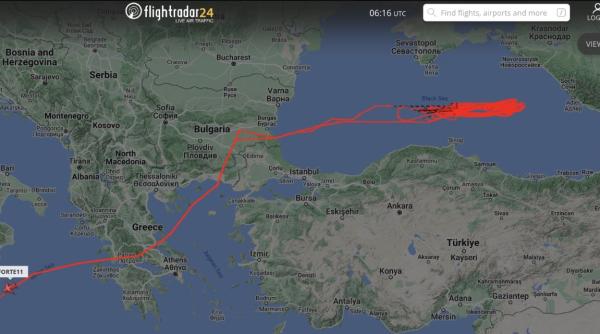 De la începutul anului 2023, SUA și NATO au triplat frecvența zborurilor de cercetare din zona Mării Negre