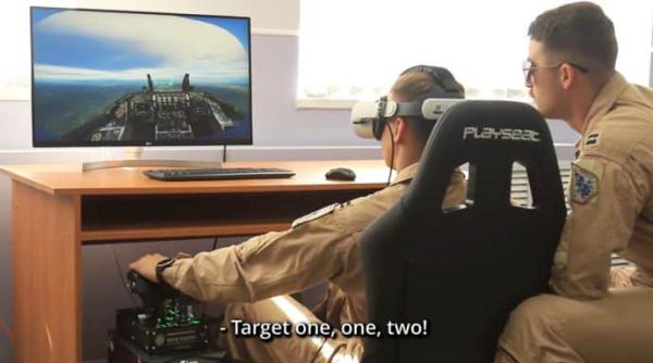 Avioane F-16 pentru Ucraina: Forțele Aeriene Ucrainene arată cum se antrenează pe simulatoare piloții ucrainenii care nu ajung în SUA (Video)