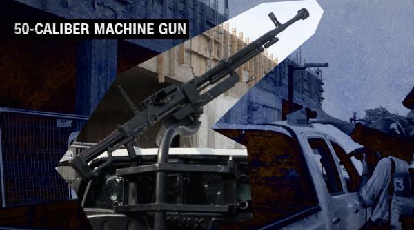 Israelul - atacat cu mitraliere DȘK pe pick-up-uri și AK-47 modificate. Un singur tip de armament a surprins însă pe toată lumea