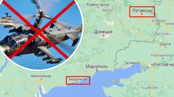 Una dintre cele mai grave lovituri încasate de Rusia până acum: Forțele speciale ale Ucrainei au distrus 9 elicoptere și un depozit pe aerodromurile Berdiansk și Lugansk