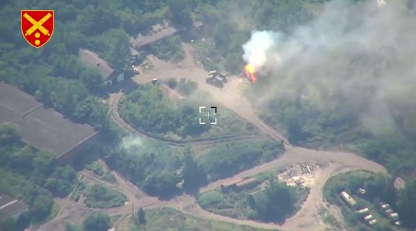 Un sistem HIMARS distruge două lansatoare multiple de rachete rusești Grad într-un singur atac (Video)