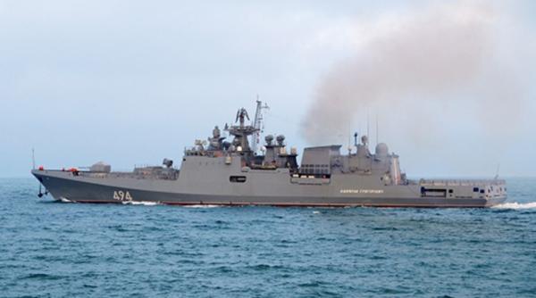 Fregata Amiral Grigorovici a intrat în Marea Mediterană. Nava rusească va întări capabilitățile escadrei rusești din regiune 