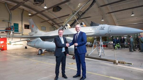 Norvegia începe livrarea primelor avioane F-16 către România (Foto/Video)