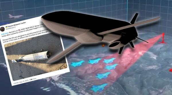 Noi dovezi că Ucraina a primit în secret ''drone momeală'' ADM-160 MALD de la SUA: Scopul utilizării, suprasaturarea sistemului rusesc de apărare aeriană