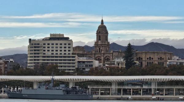 Primul vânător de mine britanic pe care l-a cumpărat România e tot mai aproape țară. Cap compas, portul militar Constanța