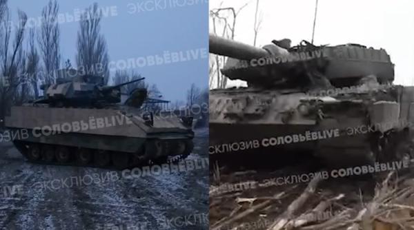 Soldații ruși se laudă că au capturat tancuri Leopard 2 și IFV-uri Bradley ale armatei ucrainene (Foto/Video)