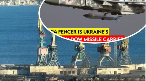 Nava rusă Novocherkassk, distrusă cu rachete Storm Shadow. Rusia a pierdut 20% din Flota Mării Negre în 4 luni