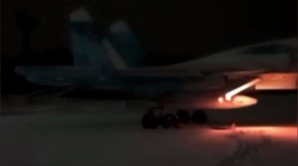 Un avion rusesc Su-34 a fost incendiat de un grup sabotori care activează pe teritoriul Federației Ruse (Video)