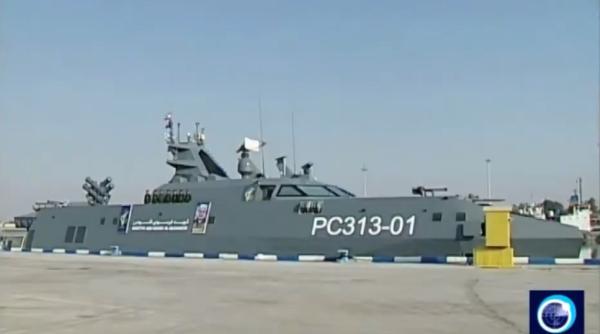 Marina iraniană a primit o navă de luptă ”stealth” și 100 de vedete rapide cu lansatoare de rachete