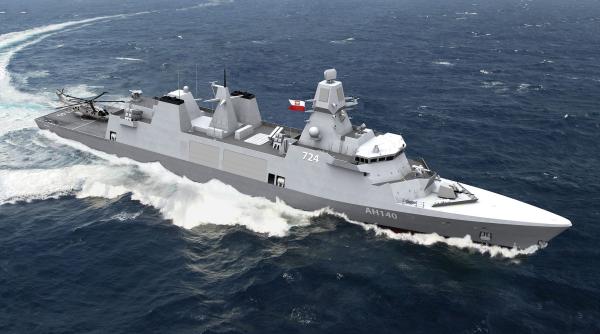 Industria navală poloneză bifează o nouă reuşită: Ceremonia de punere a chilei primei fregate Miecznik a avut loc la Șantierul Naval PGZ