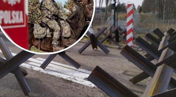 ”Arici” anti-tanc și fortificații: Polonia își întărește apărarea la granițele cu Rusia și Belarus