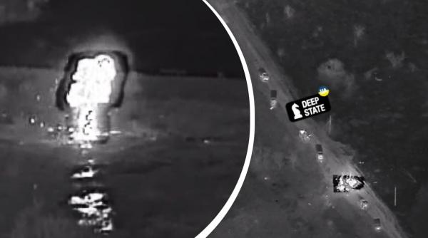 Trupele ucrainene distrug un convoi rusesc în apropiere de Avdiivka (Foto/Video)