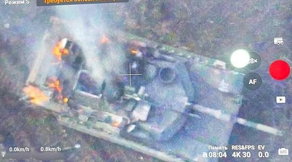 Se pare că avem prima pierdere a unui Abrams în Ucraina (Foto/Video). Rusia susține că tancul M1 Abrams a fost distrus pe câmpul de luptă
