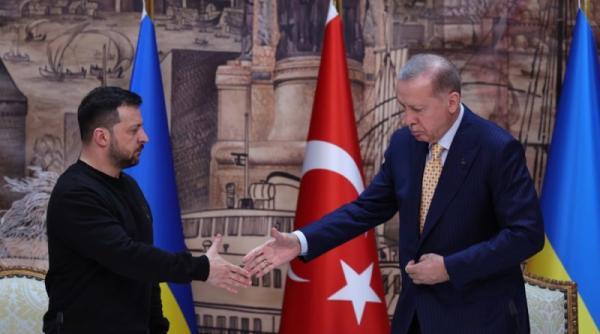 Surse despre întâlnirea dintre Zelenski și Erdogan: Turcia va "insista asupra negocierilor pentru a pune capăt războiului"