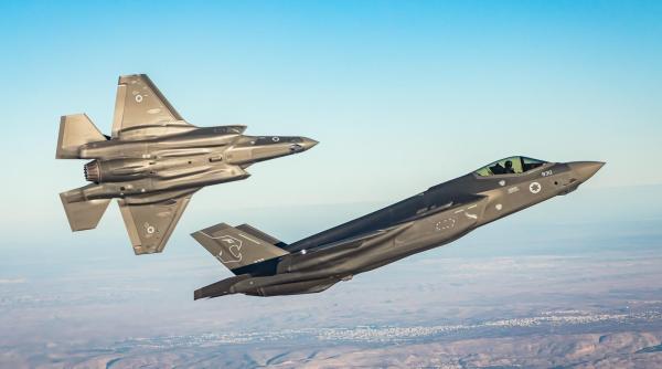Israelul duce F-35 la un alt nivel. Zilnic sunt în aer între 35 și 39 de avioane F-35I iar numărul orelor de zbor a crescut cu 565%