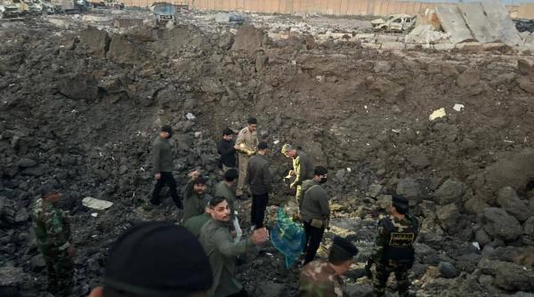 Baza unei unități paramilitare a armatei irakiene a fost bombardată (Foto/Video): Statele Unite precizează că nu sunt implicate