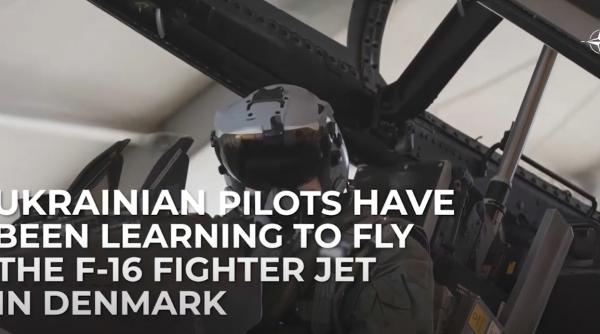 Primul cuvânt rostit de un pilot ucrainean care a trecut de la MiG-29 la F-16: Agilitate. Până să ajungă în România, ucrainenii zboară intens în Danemarca