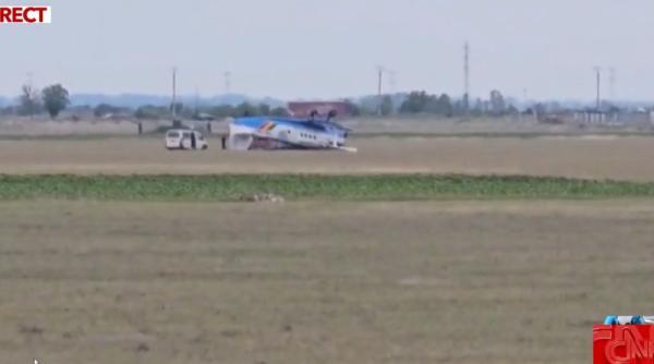 Un avion AN-2 s-a prăbușit la aterizare la Buzău, după ce militari români au executat misiuni de parașutare