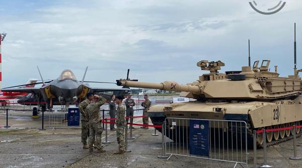 Legendarul blindat american M1A2 Abrams, în configuraţia SEP v2, prezentat la BSDA (Foto): România are deja ca obiectiv achiziţia a 54 de tancuri americane