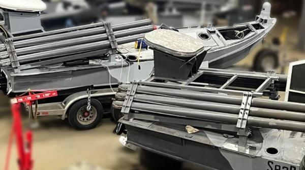 Dronele maritime ucrainene de tip Sea Baby ale SBU au fost dotate cu lansatoare multiple de rachete Grad. Acestea sunt folosite deja împotriva trupelor ruse