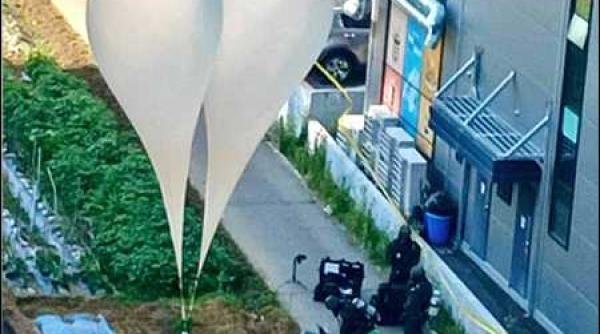 Atât s-a putut. Nordul a lansat peste 150 de baloane cu reziduuri menajere spre Coreea de Sud (Foto)