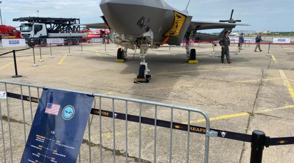 Imagini video spectaculoase de la BSDA 2024. F-35 și Abrams, alături de tehnică a Armatei României, de la F-16 la Piranha sau Patriot