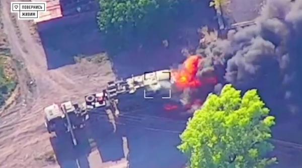 Dronele kamikaze Switchblade au fost retrimise în luptă pe frontul din Ucraina (Foto/Video): Ţinta a fost un sistem rusesc de rachete sol-aer Buk 