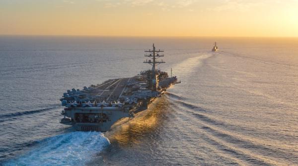 Houthi nu au lovit portavionul american USS Dwight Eisenhower. SUA au anunțat distrugerea mai multor drone în Marea Roșie