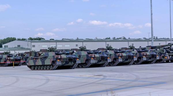 Efort strategic de consolidare a flancului estic al NATO: SUA transferă în Polonia peste 200 de blindate grele