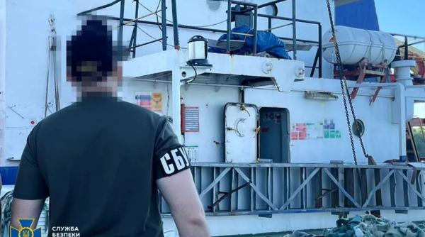 Serviciul de Securitate al Ucrainei (SBU) a reținut pe Dunare o navă de marfă pentru că ar fi transportat cereale ucrainene din Peninsula Crimeea 