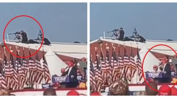 Filmarea dintr-un alt unghi confirmă că atacatorul lui Trump a fost „neutralizat”, imediat după împușcătură, de către un lunetist al Serviciului Secret