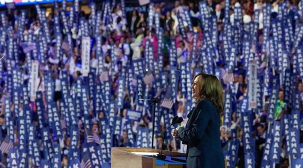 Harris a acceptat nominalizarea democrată pentru alegerile prezidențiale din SUA