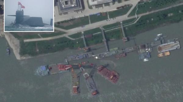 Cel mai nou submarin cu propulsie nucleară al Chinei s-a scufundat la mal (Video). Marina chineză a încercat să ascundă pierderea