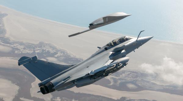 Franța vine tare din urmă: Noul tandem de luptă între o dronă stealth ce va zbura cu avioanele Rafale în versiunea F5 țintește superioritatea tehnologică franceză