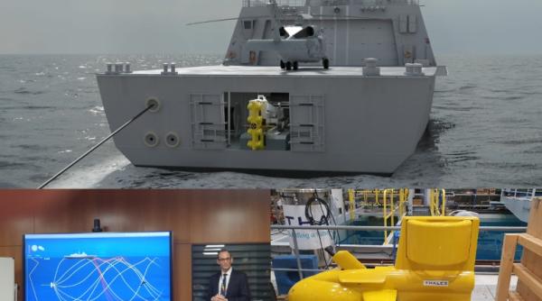 Aflate pe lista de priorități ale Marinei României, viitoarele nave de patrulare și fregate ar putea fi echipate cu sonare Thales