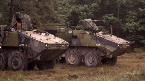 Armata belgiană oprește temporar utilizarea Piranha IIIC din motive tehnice. Acest tip de blindat este şi în dotarea forţelor terestre române