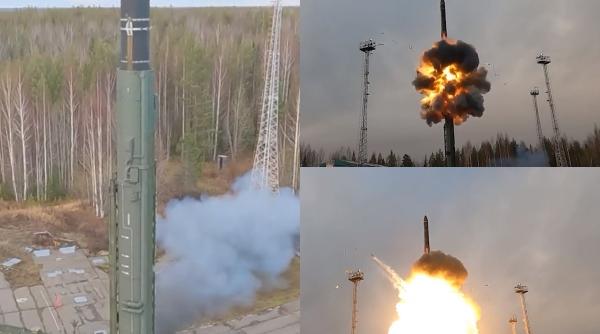 Rusia prezintă imagini de la ultima operaționalizare a unei rachete balistice intercontinentale de tip “Yars”