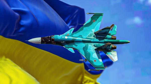 Cad ca muștele avioanele Su-34 în Ucraina. Câte Su-34 a pierdut Rusia până acum și de ce nu poate să țină pasul cu pierderile