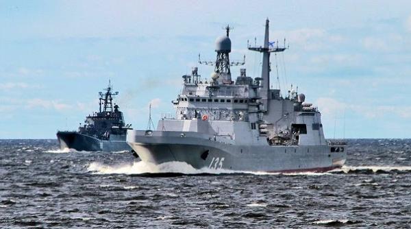 ,,Expresul sirian'' se îndreaptă spre portul Tartus: Trei nave mari de desant și două cargouri rusești au intrat deja în Marea Mediterană