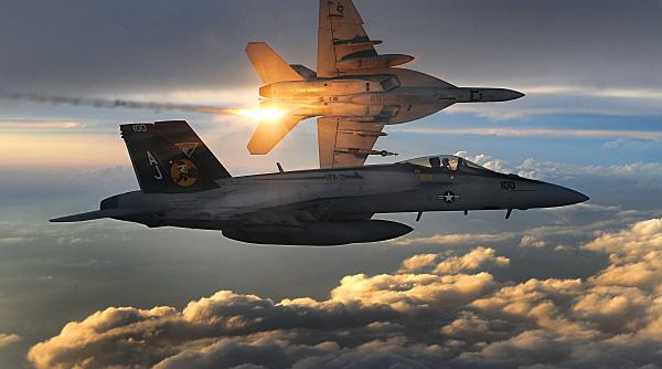 Un al doilea F/A-18 Super Hornet american a fost aproape lovit de ,,focul prieten'': Crucișătorul USS Gettysburg ar fi lansat dintr-o eroare două rachete