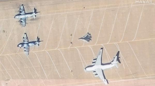 Un avion de vânătoare rusesc de tip Su-57 a aterizat pentru prima dată la o bază aeriană din Iran