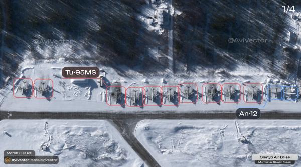 Pentru ce se pregăteşte aviația strategică a Rusiei? Acumularea masivă de bombardiere rusești în peninsula Kola (Foto)