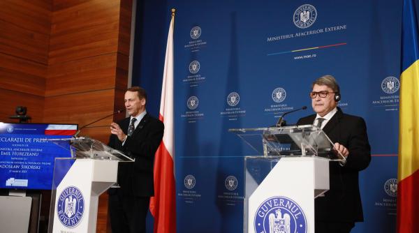Ministrul de externe Radoslaw Sikorski, în vizită la București. ”În aceste vremuri, colaborarea noastră în domeniul securității este și mai importantă”