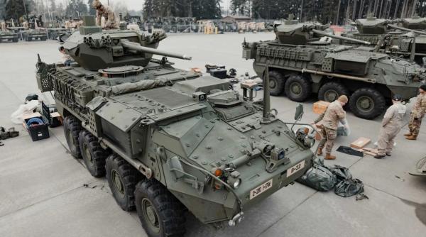 Americanii s-au împușcat în picior: Surprinzător, mașinile de luptă Stryker nu sunt fabricate în SUA iar ultima decizie lovește cumplit programul