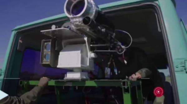 Prima imagine a sistemului laser ucrainean ''Tryzub'', conceput pentru a contracara drone și alte tipuri de amenințări aflate la mică distanță.