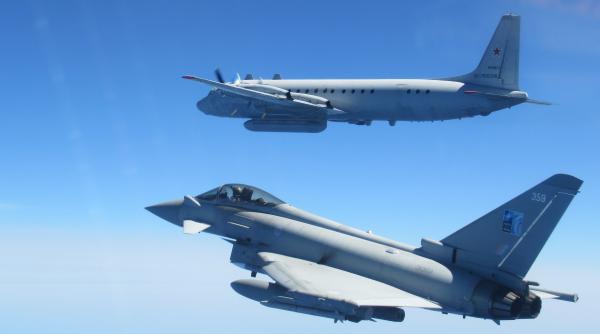 Britanicii au ridicat două Eurofighter de două ori în doar 48 de ore pentru a intercepta avioane rusești care se apropiau de frontiera NATO