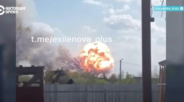 Arde, uite cum arde! (Video) În regiunea Vladimir, un important depozit de arme rus e în flăcări. Incendiu „ciudat” la Arsenalul 51