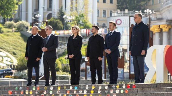 Liderii occidentali au sosit la Kiev pentru a sprijini Ucraina şi a cere Moscovei un "armistiţiu complet" de 30 de zile